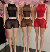 Load image into Gallery viewer, Liquid Top &amp; Mesh Shorts
