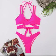 Load image into Gallery viewer, Blue/Pink Swim
