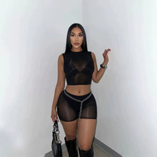 Load image into Gallery viewer, Liquid Top &amp; Mesh Shorts
