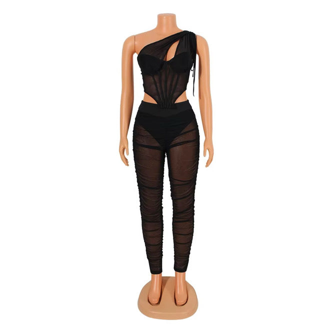 Black Mesh Set